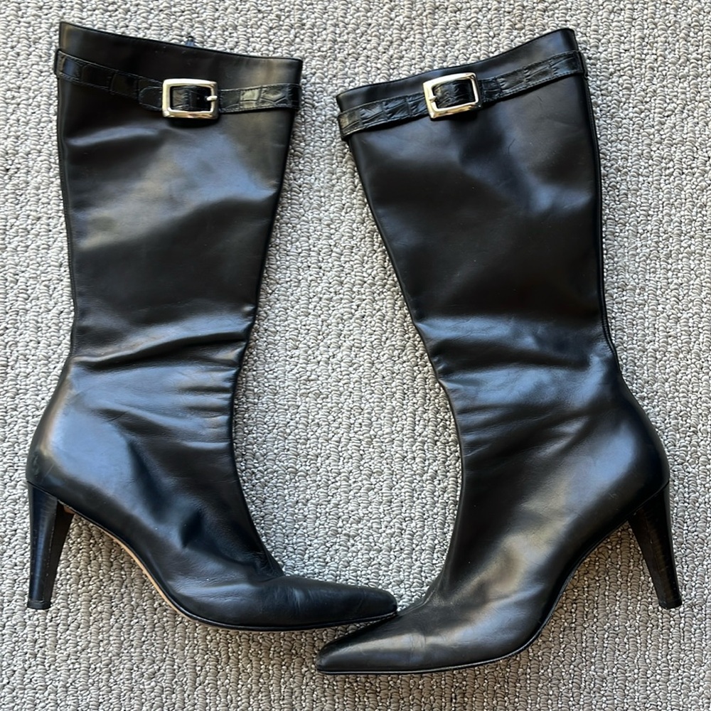 Black boots - size 10